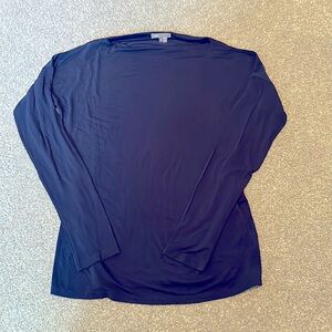 Vince Navy Long Sleeve Tee